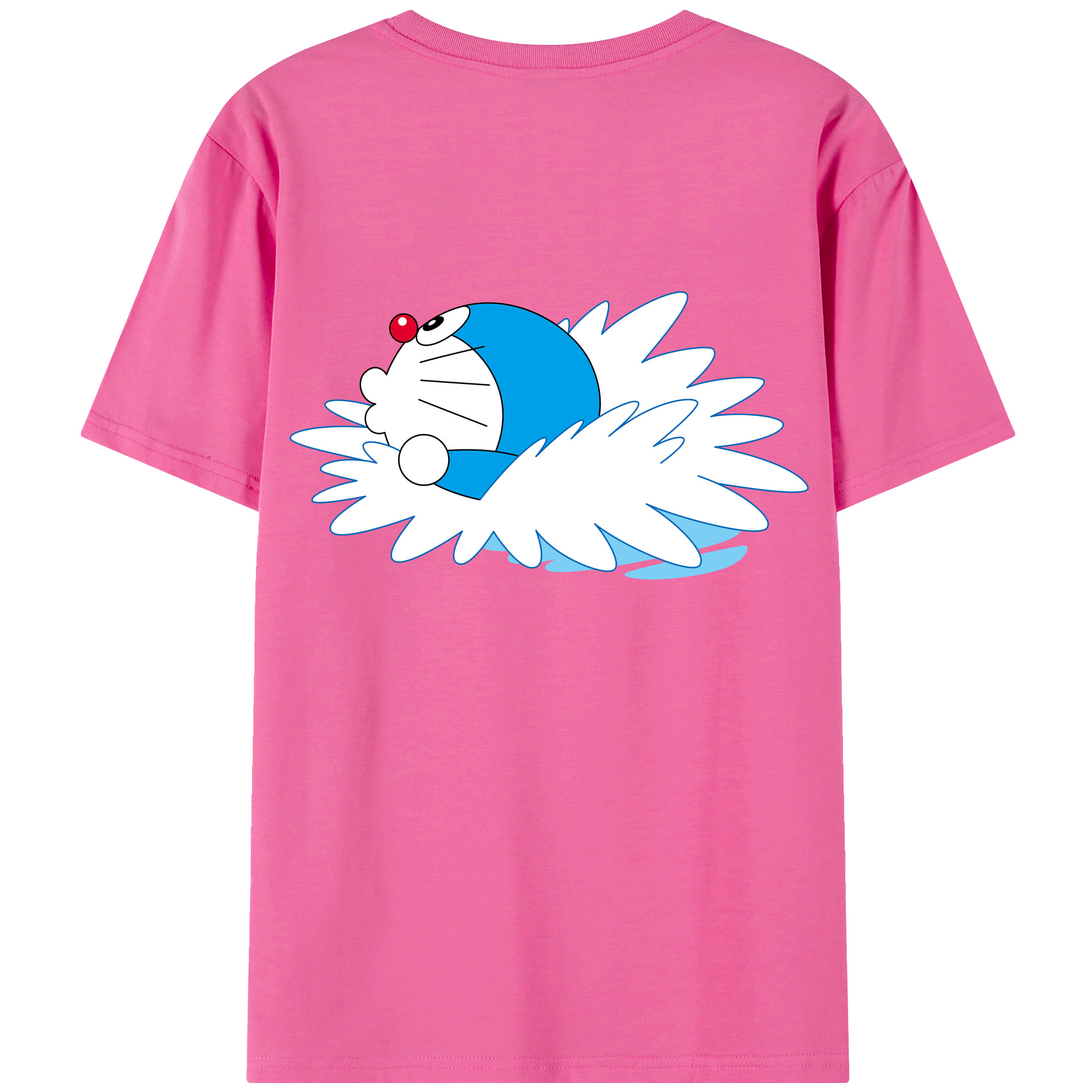 （画像用） ドラえもん Doraemon レディース半袖Tシャツ(バックプリント)